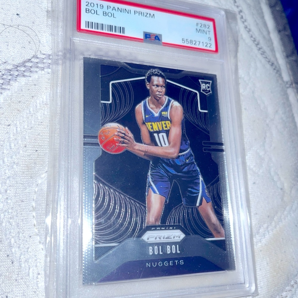 2019 Panini Prizm Bol Bol Prizm Rookie RC #282 PSA 9 Denver Nuggets